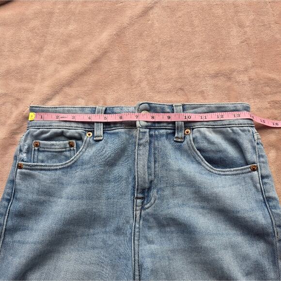 Pistola women wide straight Leg Jeans size 27 Revolve Anthropologie trendy blue - Picture 7 of 15